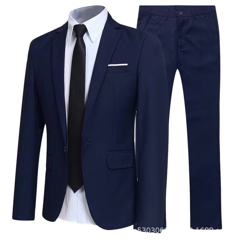 Men'S Gothic Formal Wear - Conjunto de terno masculino negócios casual