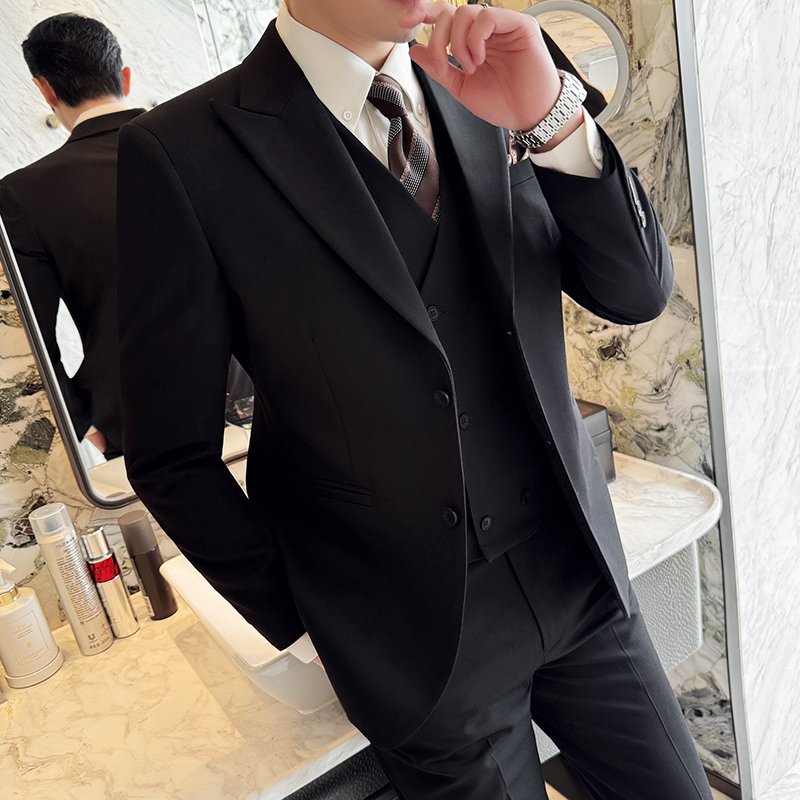 Terno masculino de três peças  - Men Formal Wear Top avaliação e preço