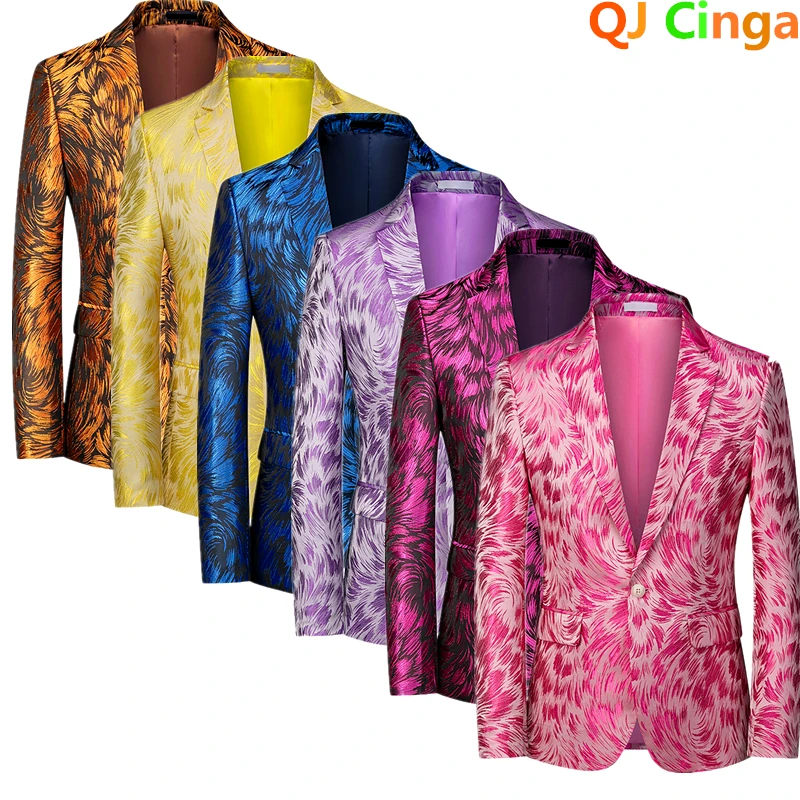 Jaqueta de terno masculina ver - Men Formal Wear Purple avaliação e preço
