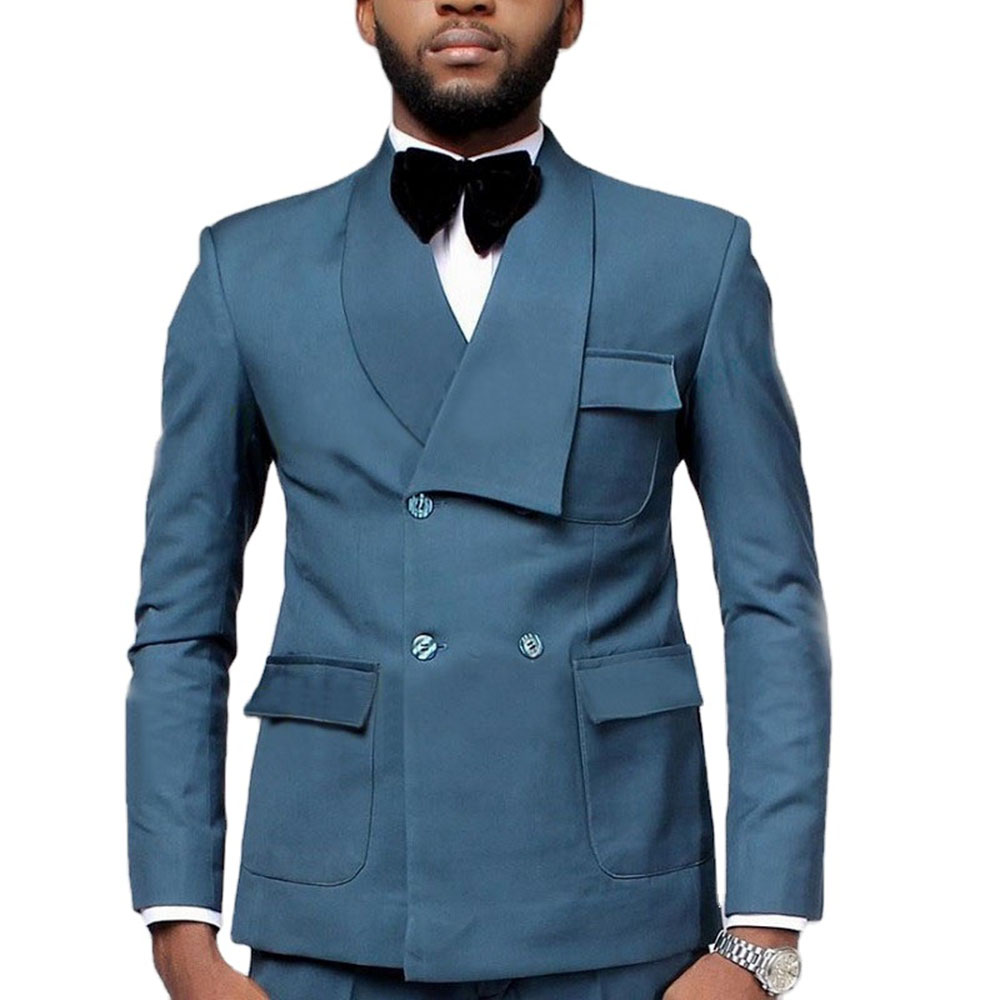 Mais recente design duplo brea - Men Formal Wear Pants avaliação e preço