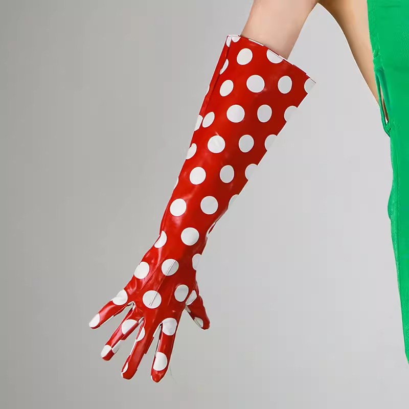 Luva Longa Feminina de Couro P - Formal Glove Leather avaliação e preço