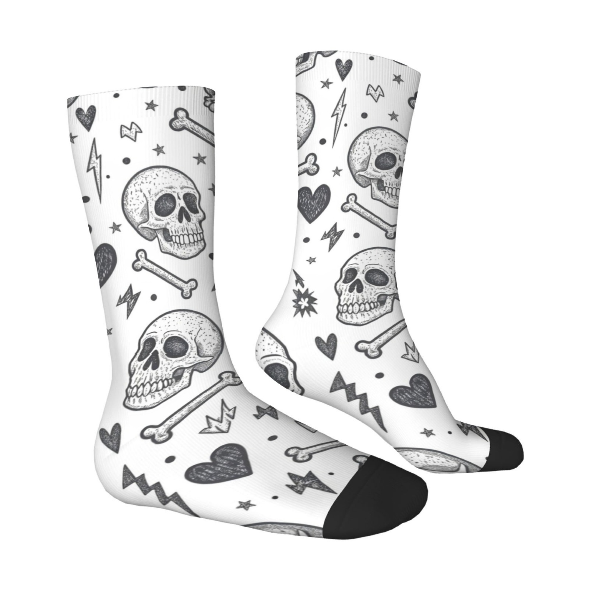 Meias de tripulação desenhadas - Men'S Gothic Formal Wear avaliação e preço