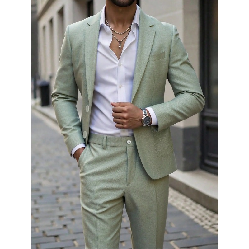 Conjunto de Terno e Calças par - Men Formal Wear For Dinner avaliação e preço