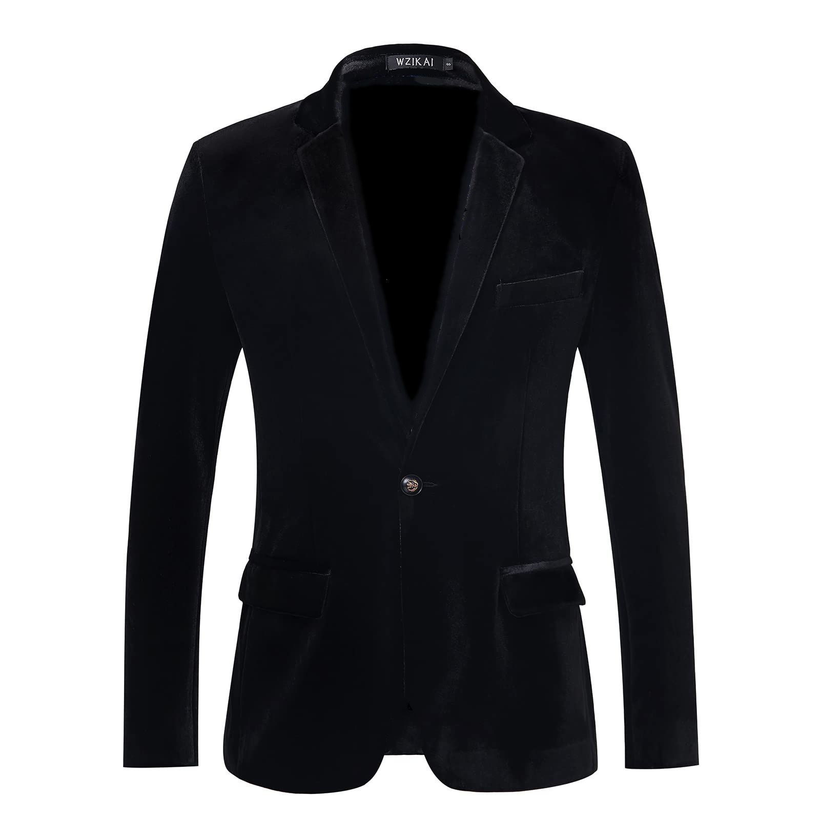 Blazer Slim Fit de Veludo Masc - Men'S Gothic Formal Wear avaliação e preço