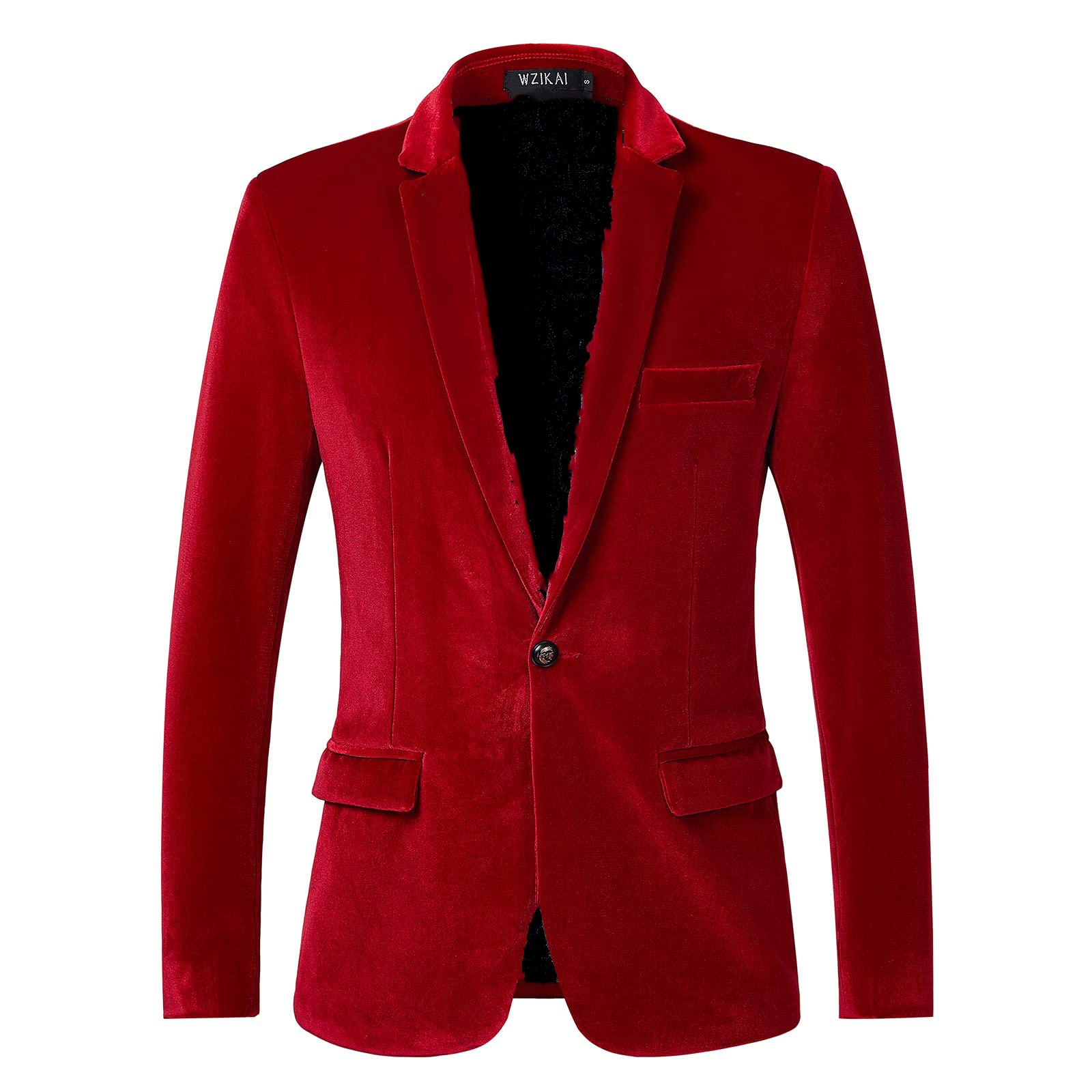 Blazer Slim Fit de Veludo Masc - Men'S Gothic Formal Wear avaliação e preço