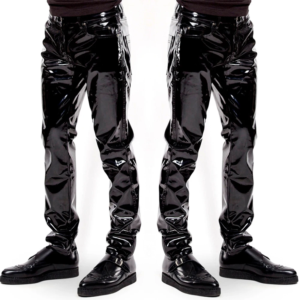 Homens de couro falso calças p - Men'S Gothic Formal Wear avaliação e preço