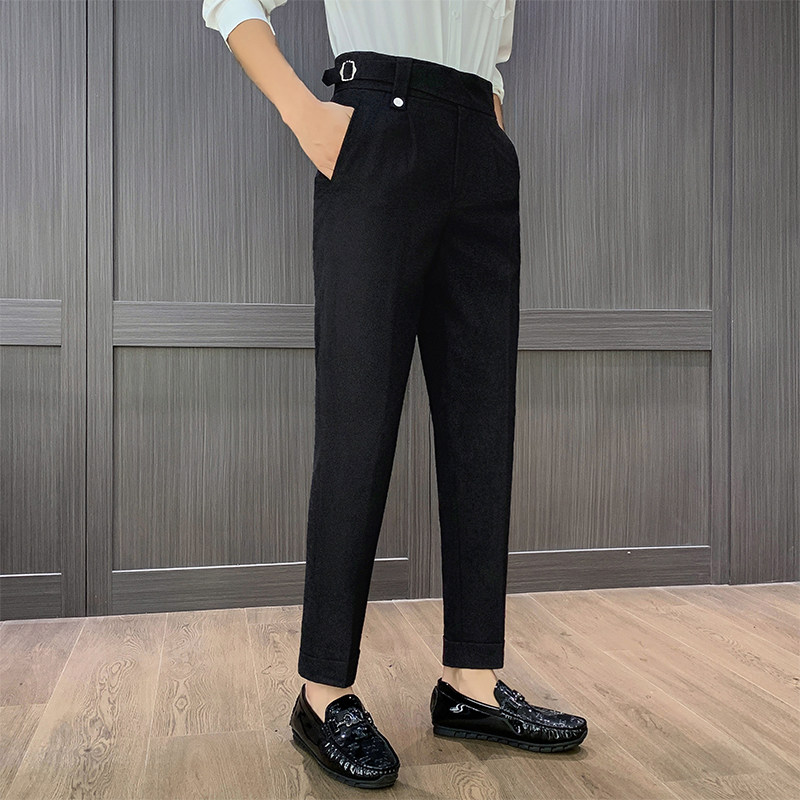 Calças Masculinas de Cintura A - Men Formal Wear Top avaliação e preço