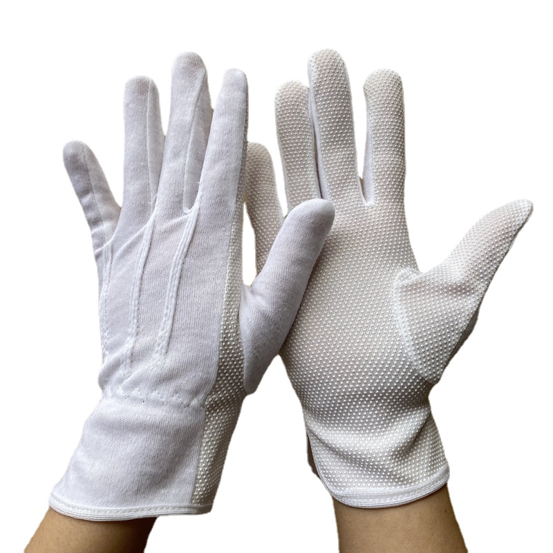 4 pares luvas de algodão branc - Formal Wear Gloves Men avaliação e preço