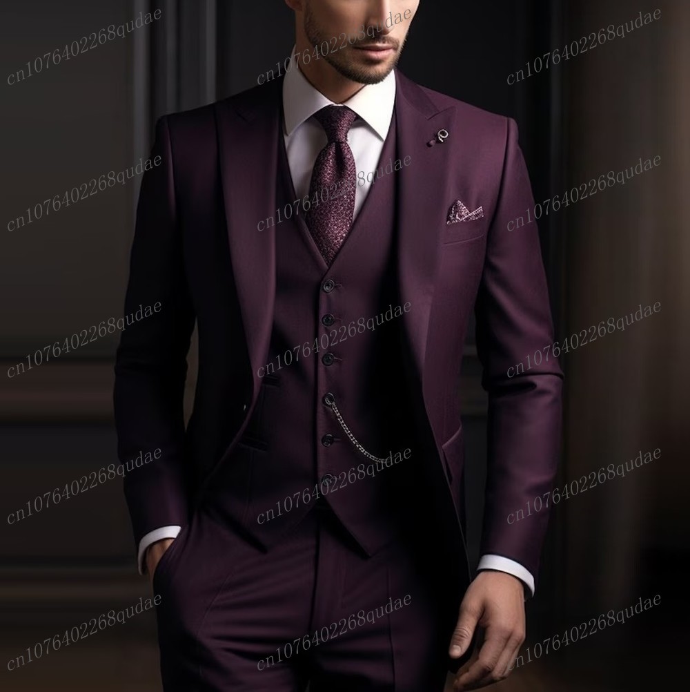 Terno Masculino Formal Roxo Es - Men Formal Wear Purple avaliação e preço
