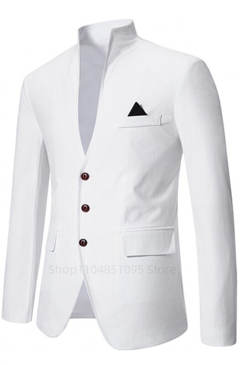Blazer Masculino Casual para C - Men Formal Wear Top avaliação e preço