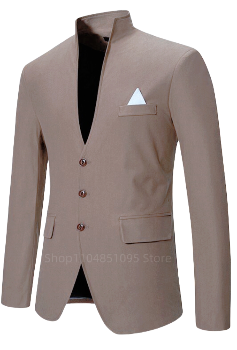Blazer Masculino Casual para C - Men Formal Wear Top avaliação e preço
