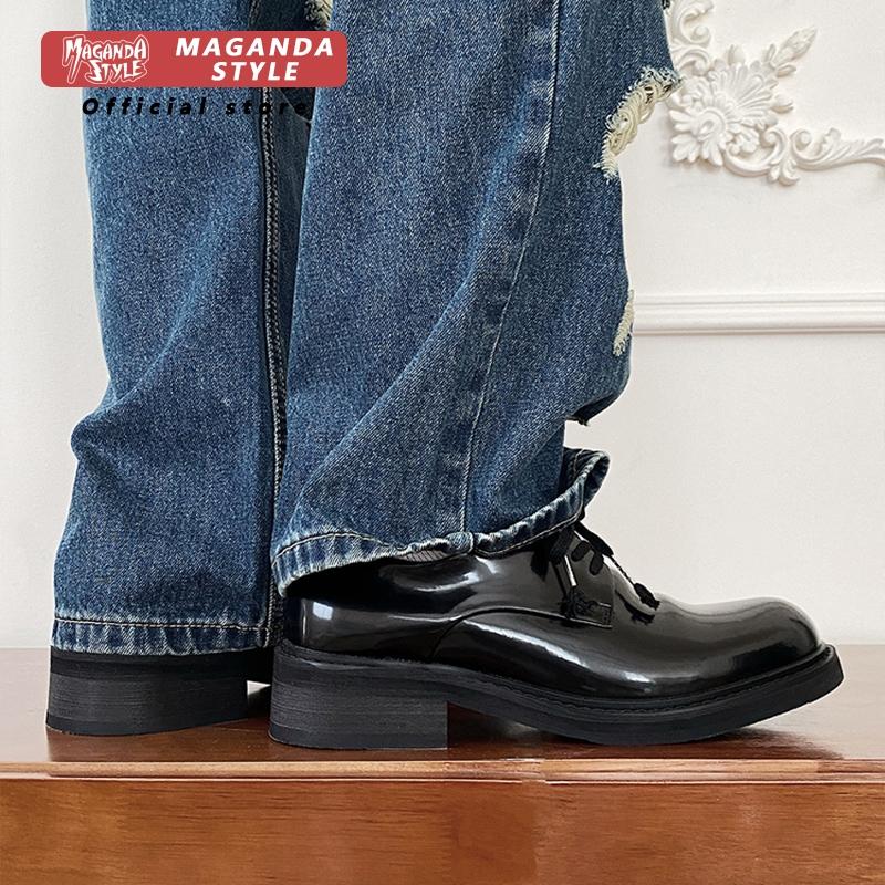 Sapatos Oxford de Couro Legíti - Men Formal Wear Top avaliação e preço