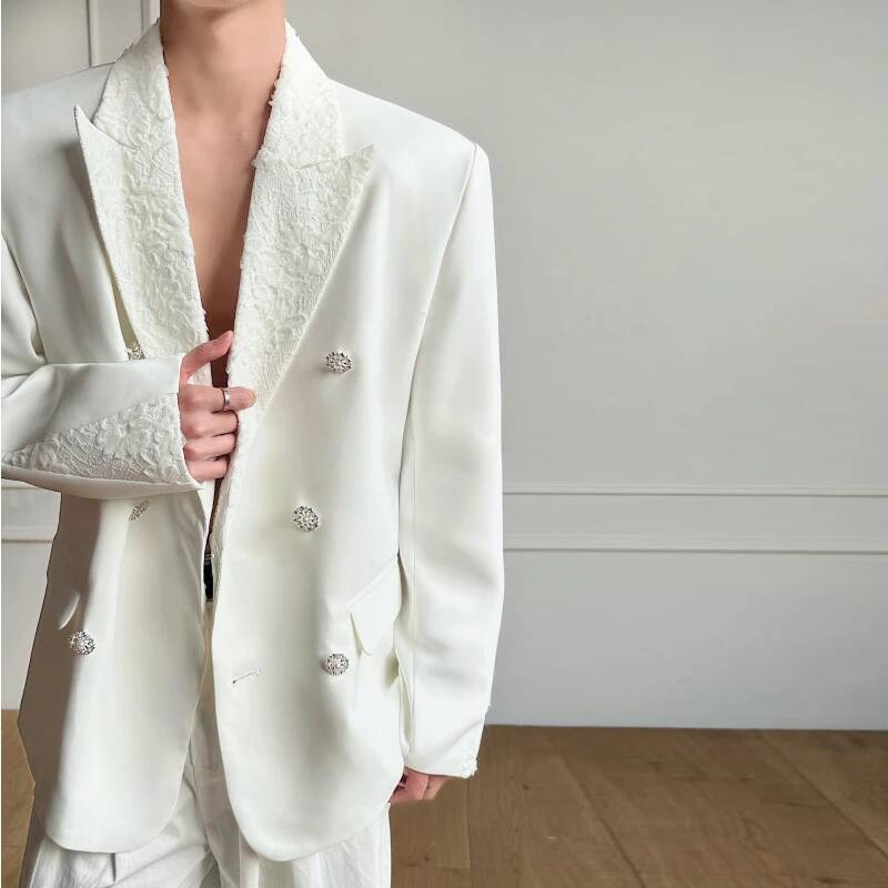 Blazer Masculino de Luxo com L - Men'S Gothic Formal Wear avaliação e preço