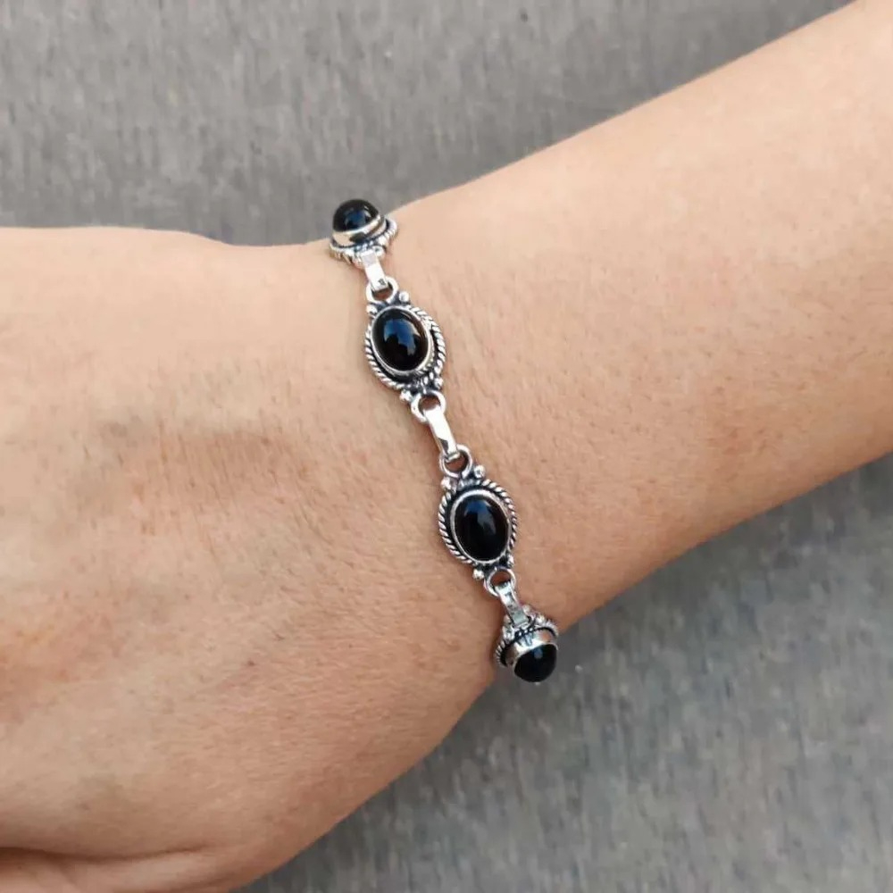 Pulseiras Ajustáveis de Pedra  - Men'S Gothic Formal Wear avaliação e preço