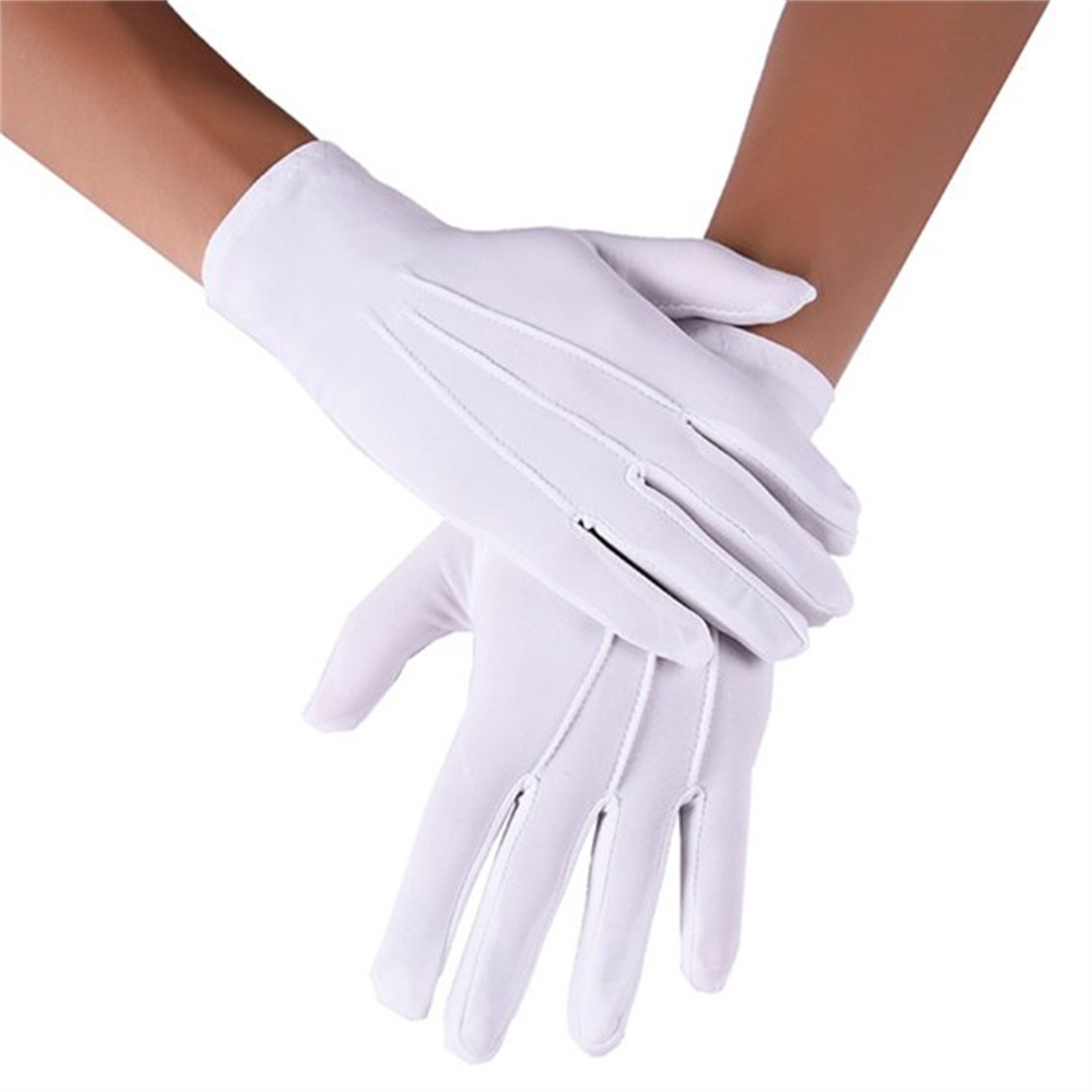 Luvas de algodão branco mascul - Formal Wear Gloves Men avaliação e preço