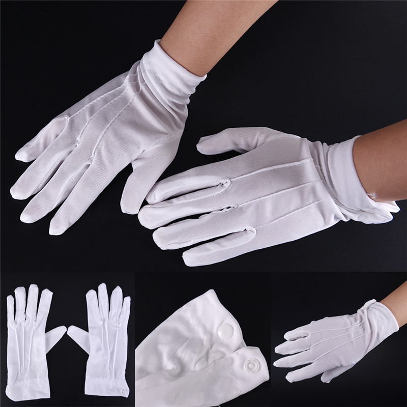 Design de moda 1 par branco lu - Formal Wear Gloves Men avaliação e preço