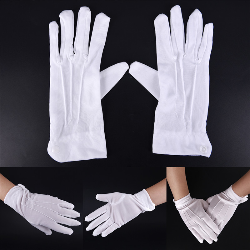 Design de moda 1 par branco lu - Formal Wear Gloves Men avaliação e preço