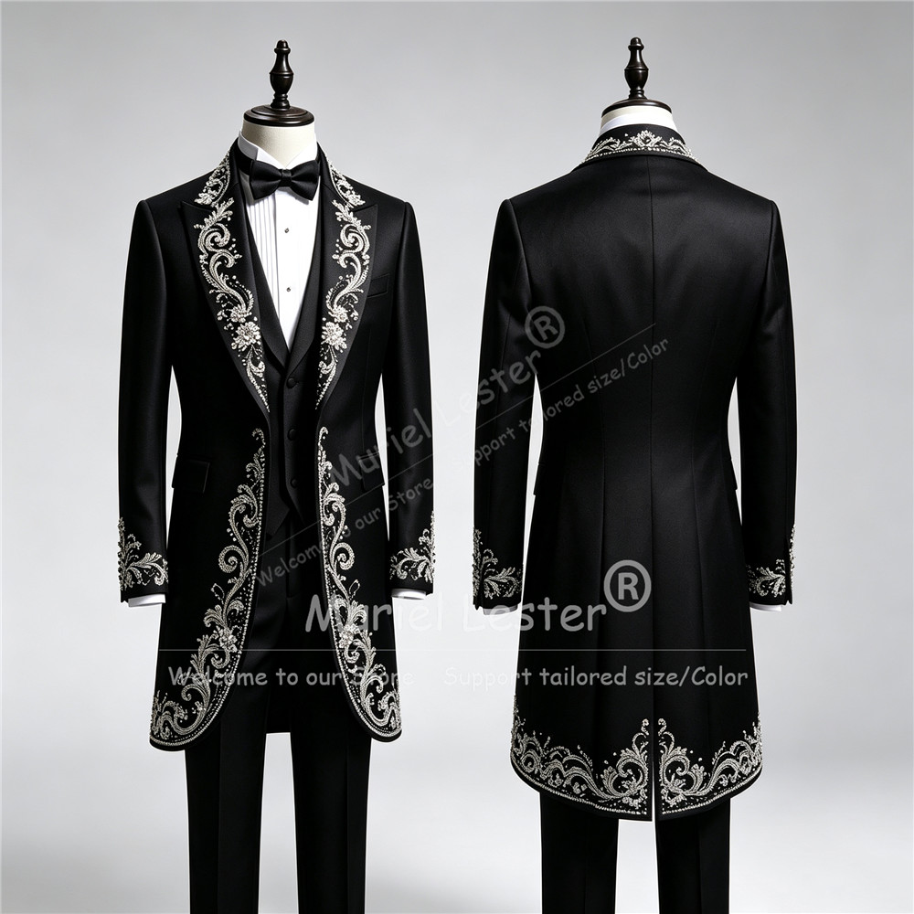 Ternos de Luxo para Casamento  - Men Formal Wear Pants avaliação e preço
