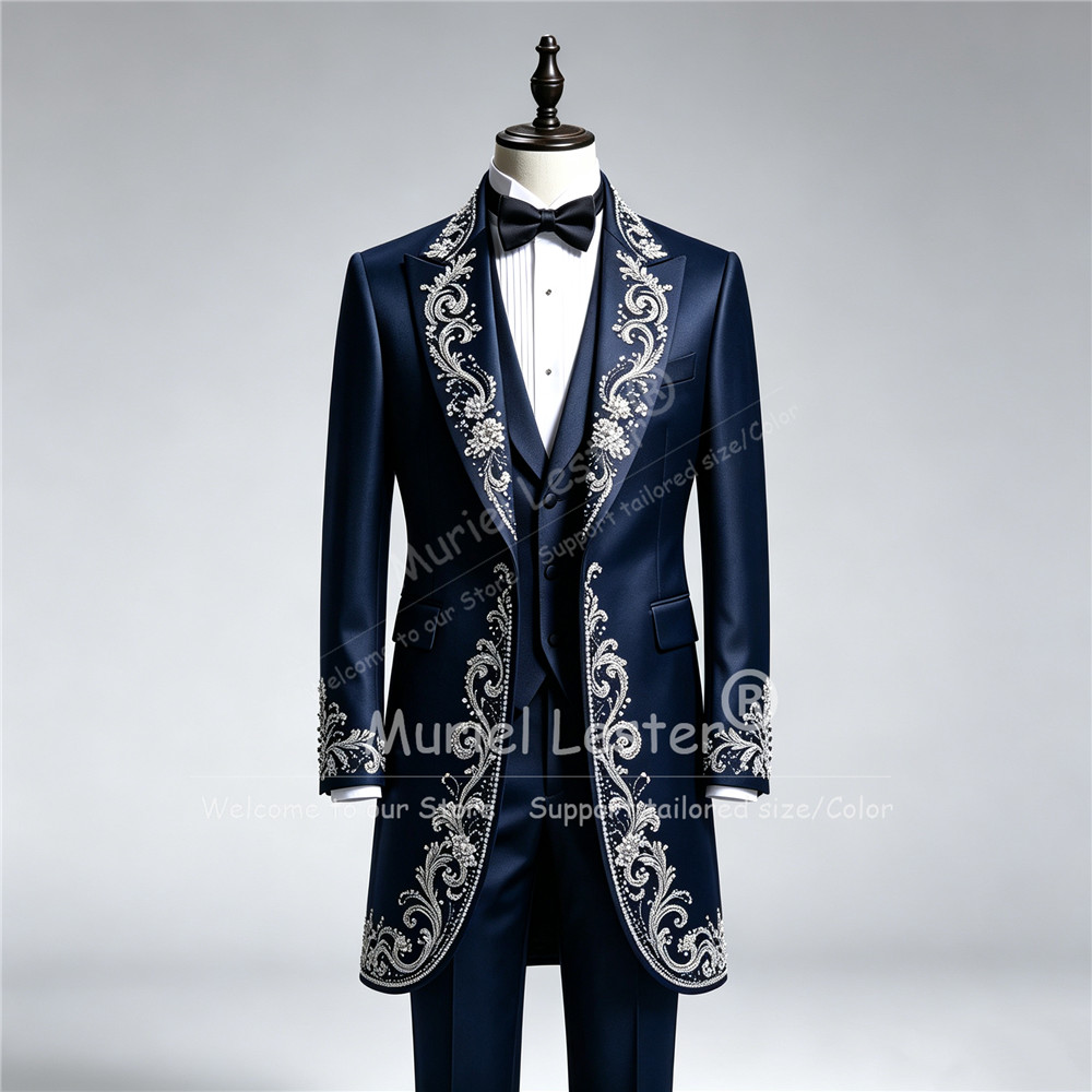 Ternos de Luxo para Casamento  - Men Formal Wear Pants avaliação e preço