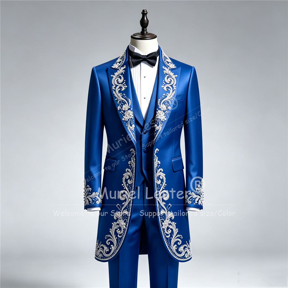 Ternos de Luxo para Casamento  - Men Formal Wear Pants avaliação e preço